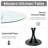 Round Pedestal Glass Dining Table Set-114238983-114238981-114238978