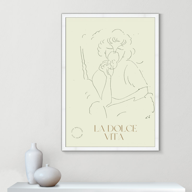 «La Dolce Vita» par Permild & Rosengreen x Léon Spilliaert, H 55 po x l 39 po x P 1,25 po
