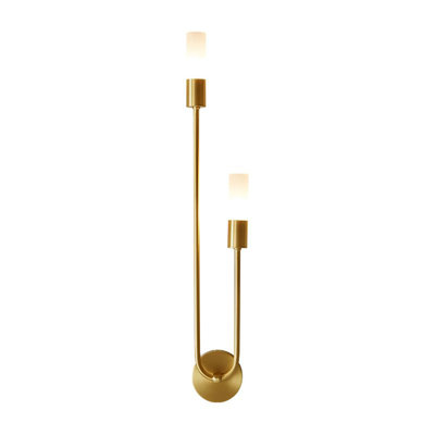 Kisara Solid Brass Armed Sconce