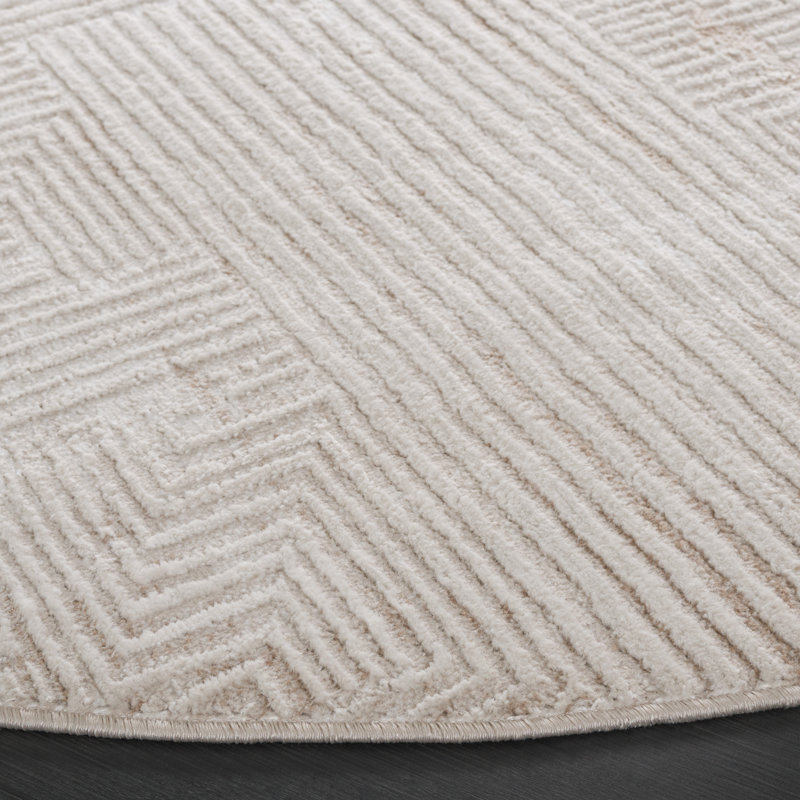 Tapis abstrait performance Jennalee, Rond 6 pi 7 po