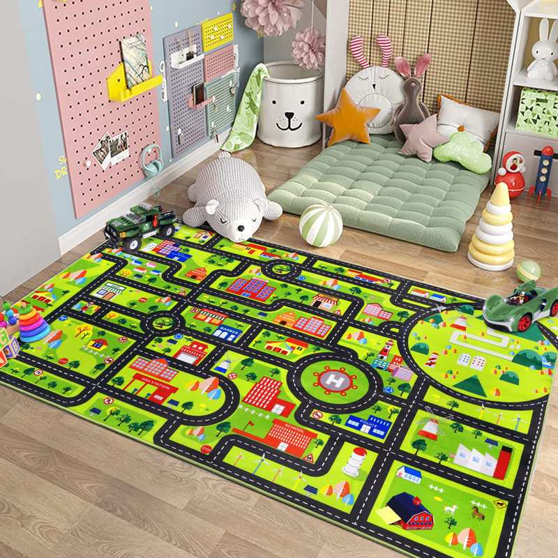 Geometric Machine Printed Area Rug, Rectangle 120 x 160 cm