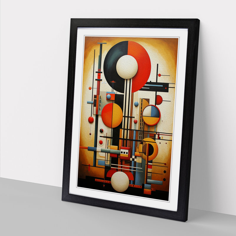 Single Picture Frame Print on Wood, Black Framed, 34cm H x 25cm W