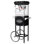 Popcorn Machine with Cart - Foundation 6oz Popper with Stainless-Steel Kettle, Heated Warming Tray, and Old Maids Drawer by Great Northern Popcorn (Black)