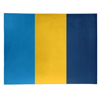 Tapis à rayures de football jaune la puissance