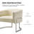 Rosetta Glam Armchair With Metal Legs-2000868417