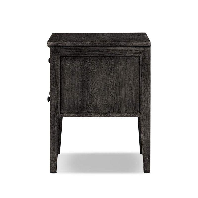Bush Nightstand, Distressed Black