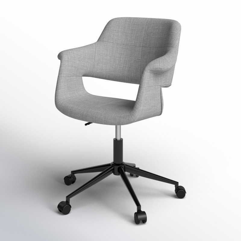 Polyester Blend Task Chair, Gray