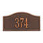 Rolling Hills 1-Line Wall Address Plaque-396181708-396181687