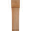 Attelle de genou lisse héritage, l 3 1/2 po x P 10 po x H 14 po, cèdre rouge de l'Ouest-64784669-64751483