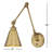 Beckham 1-Light Plug-In Swing Arm Sconce-746832170