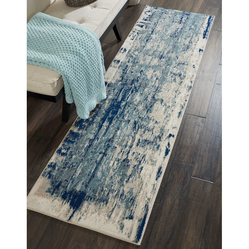 Abstract Indoor Rug, Runner 2'2" x 7'6"
