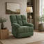 Fauteuil inclinable manuel berçant avec tissu Nubby-810894354