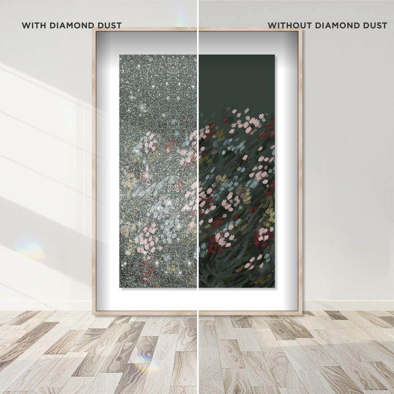 Subtle Movement Print by Oliver Gal, 11.5"H x 16.5"W, Natural Oak Shadowbox