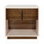Pavira Walnut 1 - Drawer Nightstand