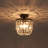 3 - Light 9.1'' Bowl Crystal Semi Flush Mount