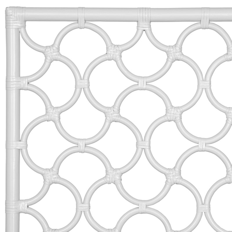 Mar Collection Headboard, White, King