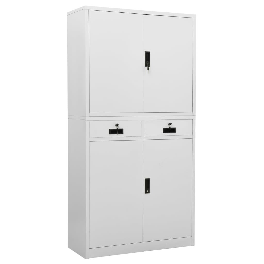 Filing Cabinet Storage Metal Cabinet with Shelves for Office Steel Inbox Zero 