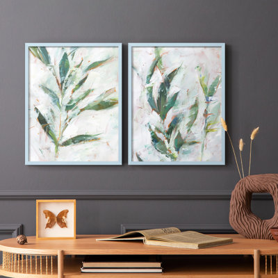 Tropical Foliage Study I -Premium Framed Print -Ready to Hang - No Nails Required - No Nails Required
