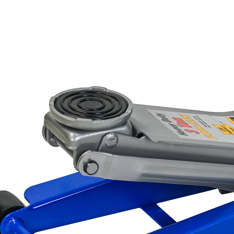 Professional Dual Piston Floor Jack - 3 Tonne, Low-Profile Design For Diyers & Mechanics (Cars/Suvs)