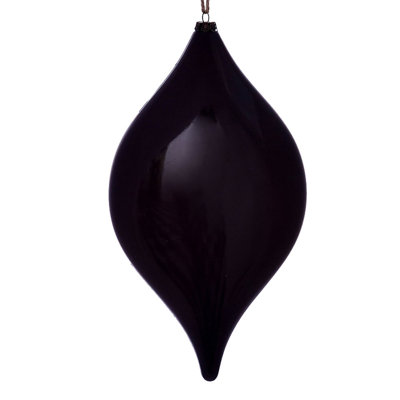 11.5" Wood Grain Drop Christmas Ornament