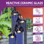 32"H 4-Tier Vase Ceramic Outdoor Fountain with LED Light-1971241776