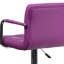 Adjustable Counter Height Barstools with Back and Armrest-1580288318