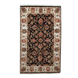 Cotton and Wool Oriental Area Rug