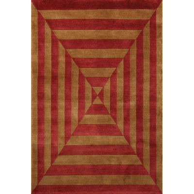 Youenn Wool Striped Indoor Rug