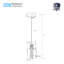 Luminaire suspendu simple à 1 lumière Nural Nural-2134657119