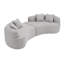 Curved Full Compression Sponge Sofa-1773234745