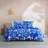 Marimekko Unikko Blue Cotton Duvet Cover Set-138909617