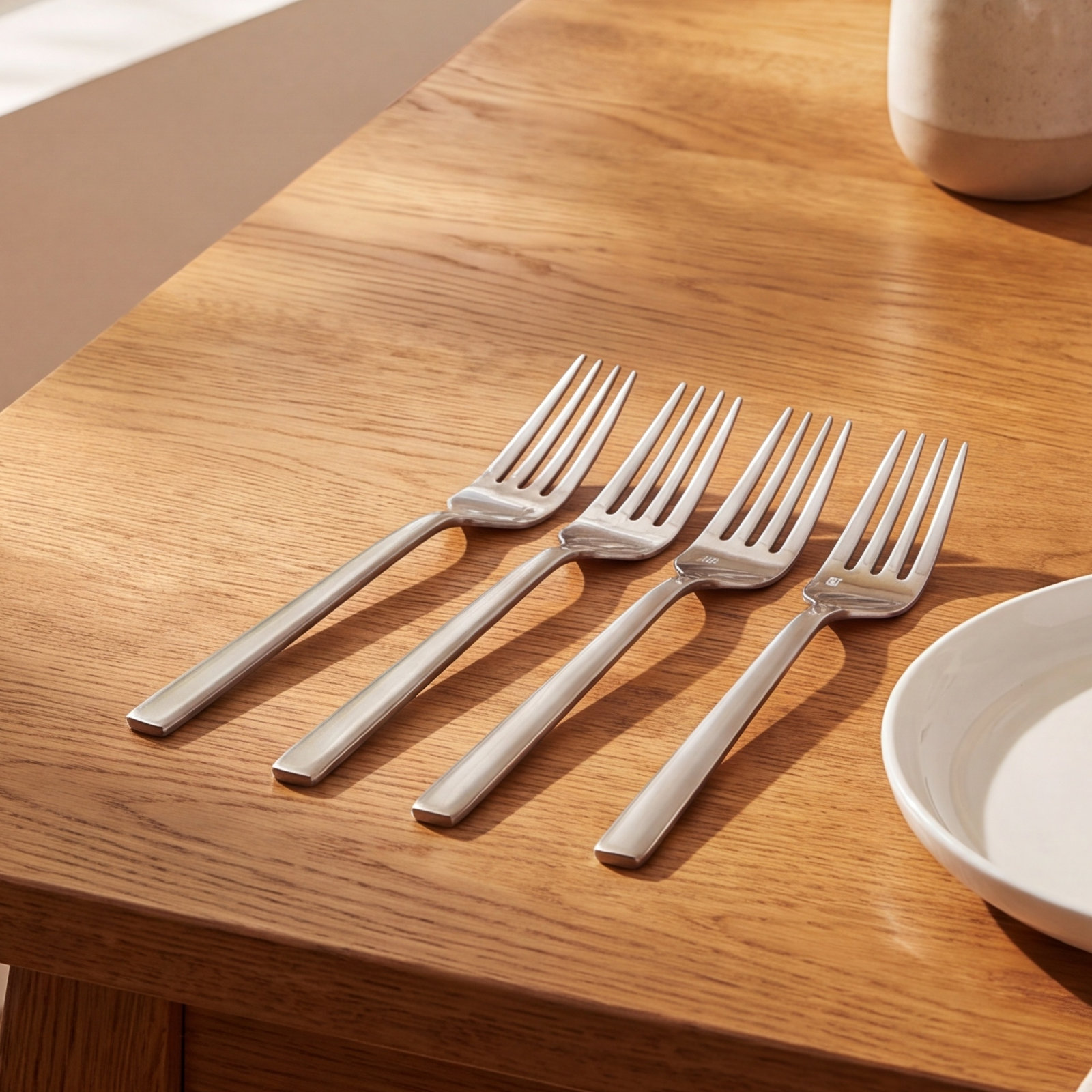 Arezzo Brushed Stainless Steel Serving Fork