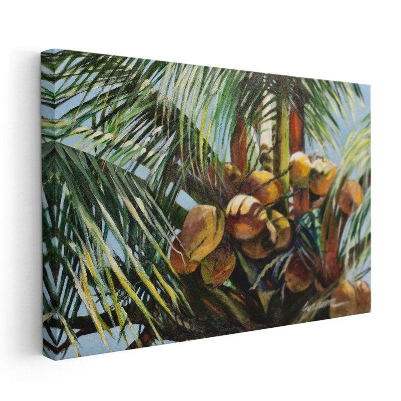 Los Cocos - reproduction d'art sur toile, H 40 po x l 60 po