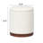 Teddy Fleece Round Ottoman With Stroage-1319245025