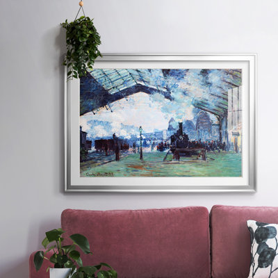 Monet, impression encadrée sur papier par Claude Monet