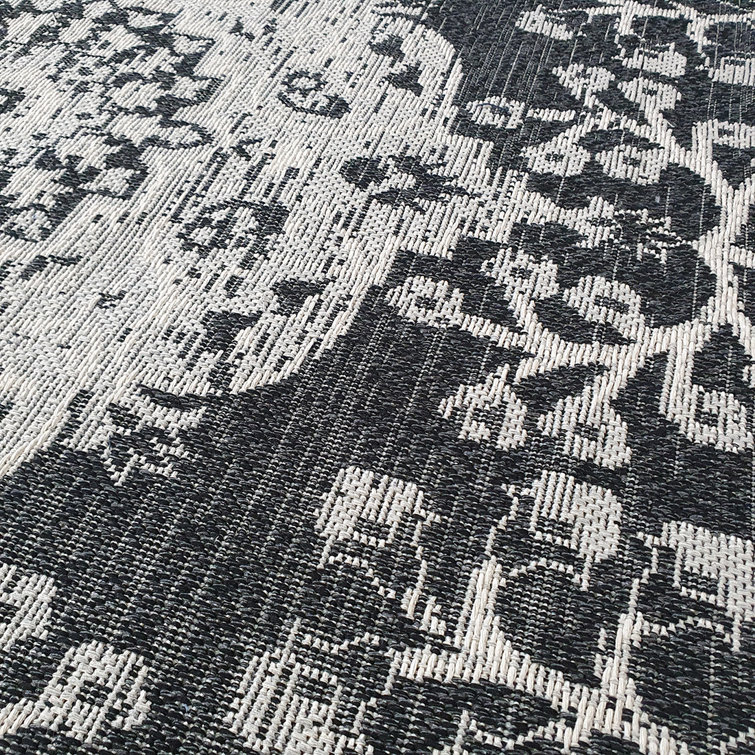 Mcglone Oriental Cotton Hand Woven Area Rug