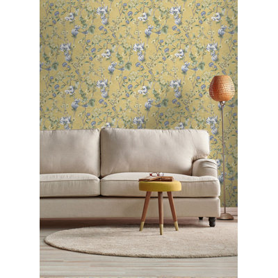 Papier peint floral