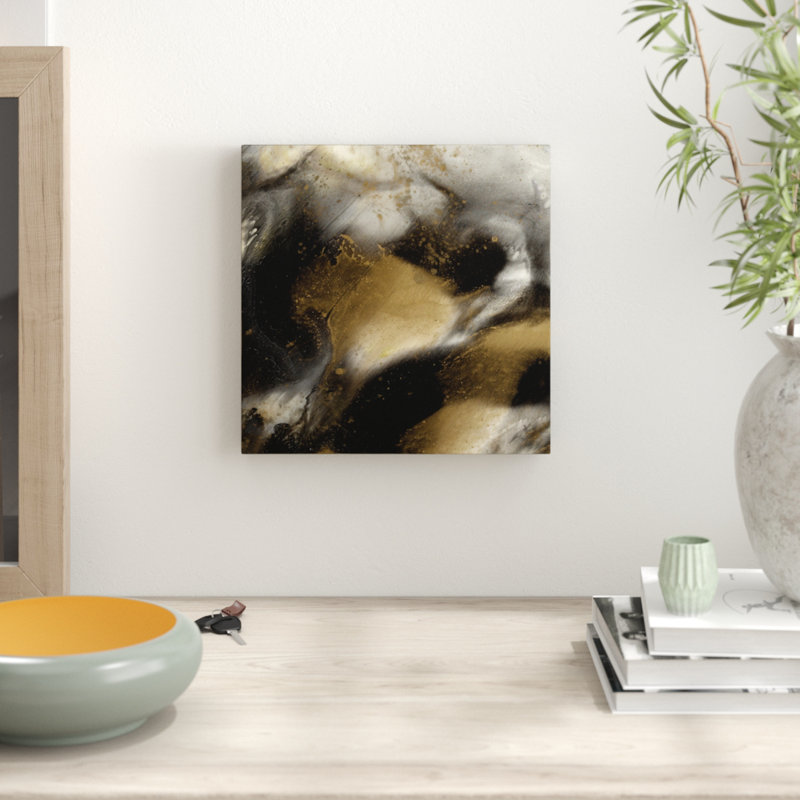 Screen SIren by Olivia Collins - Painting on Canvas, 41cm H x 41cm W x 3.8cm D, Wrapped Canvas
