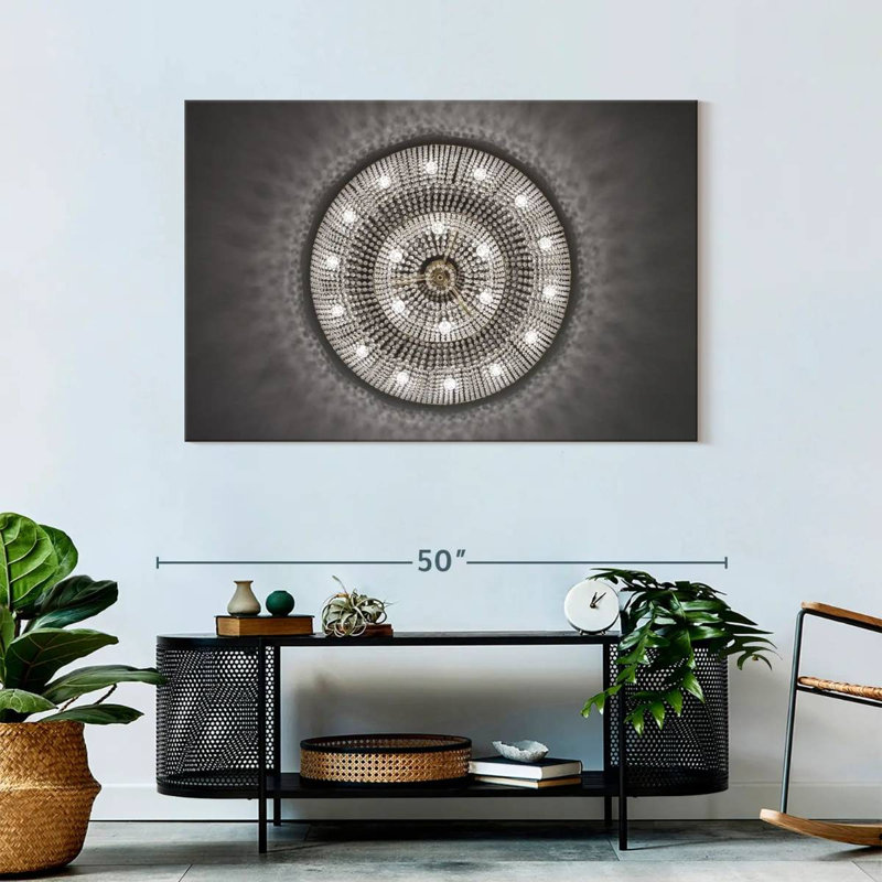 Kerner Under The Crystal Chandelier, 30" H x 45" W
