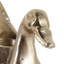 Bougeoir décoratif en métal en forme de cygne pour table - Bougeoir sculptural glamour pour salon ou cuisine - 12,5 cm, doré