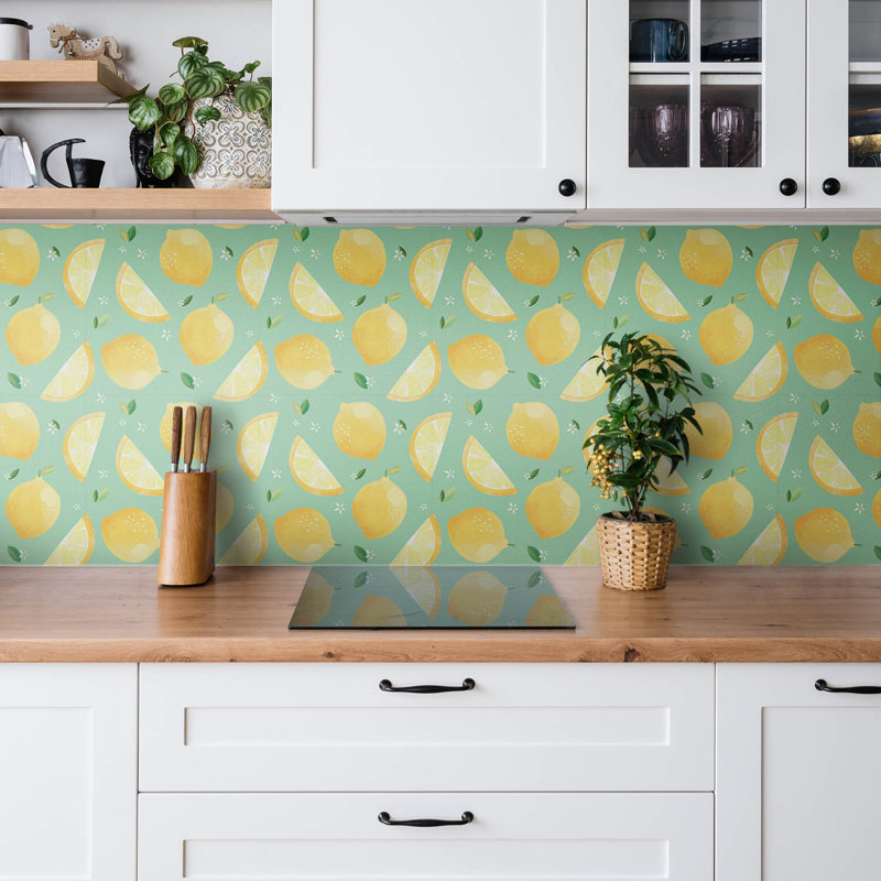 Beedle 30cm x 30cm PVC Mosaic Tile in Yellow