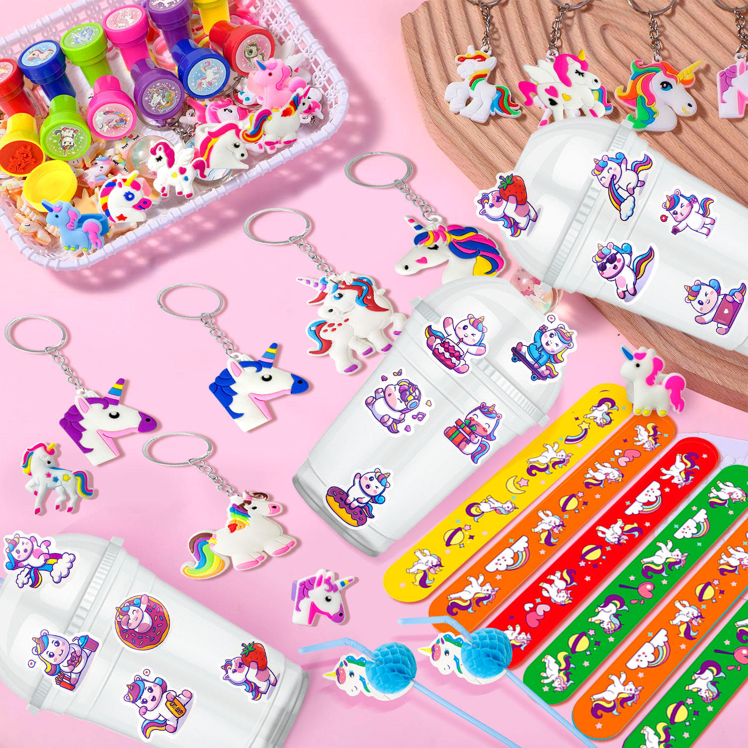 The Party Aisle™ 134pcs Unicorn Party Favors, Unicorn Birthday Party