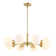 Lavontae 8 - Light Dimmable Sputnik Modern Linear Chandelier