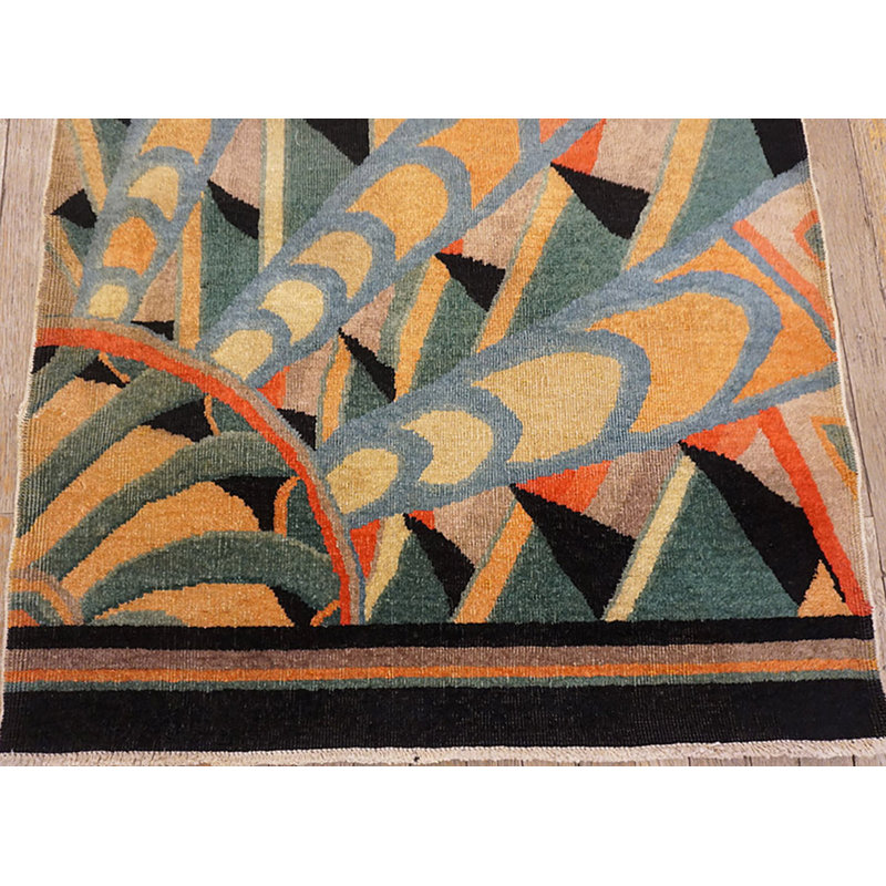 Antique Chinese - Art Deco Multicolor 1920s Rug