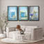 Art mural rétro encadré rétro antique classique pour chambre à coucher - x3 panneaux-1871087148-1871087149