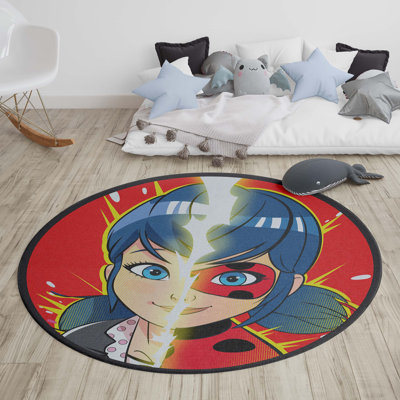 Tapis rouge Miraculous Ladybug par Well Woven