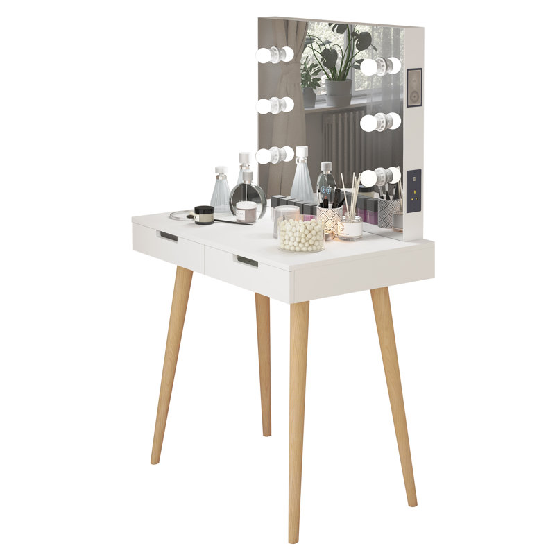 Aksel Dressing Table with Mirror