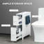 Armoire de salle de bain mince avec tiroirs