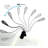  Led Reading Book Light With Flexible Clip Rechargeable Lamps For Reader