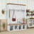4-in-1 Hall Tree with Bench, Hooks and Cabinets